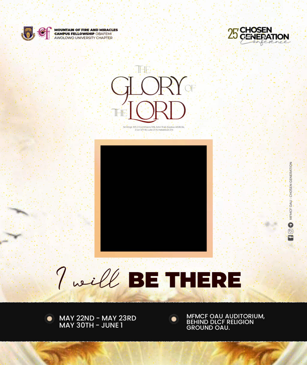 Create your personalized DP for Chosen Generation Conference '25 - GetDP