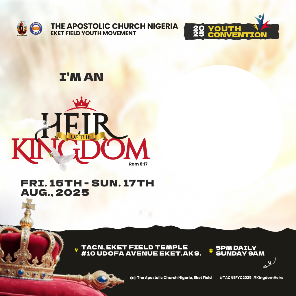 Create your personalized DP for 2025 Youth Convention of TACN Eket ...