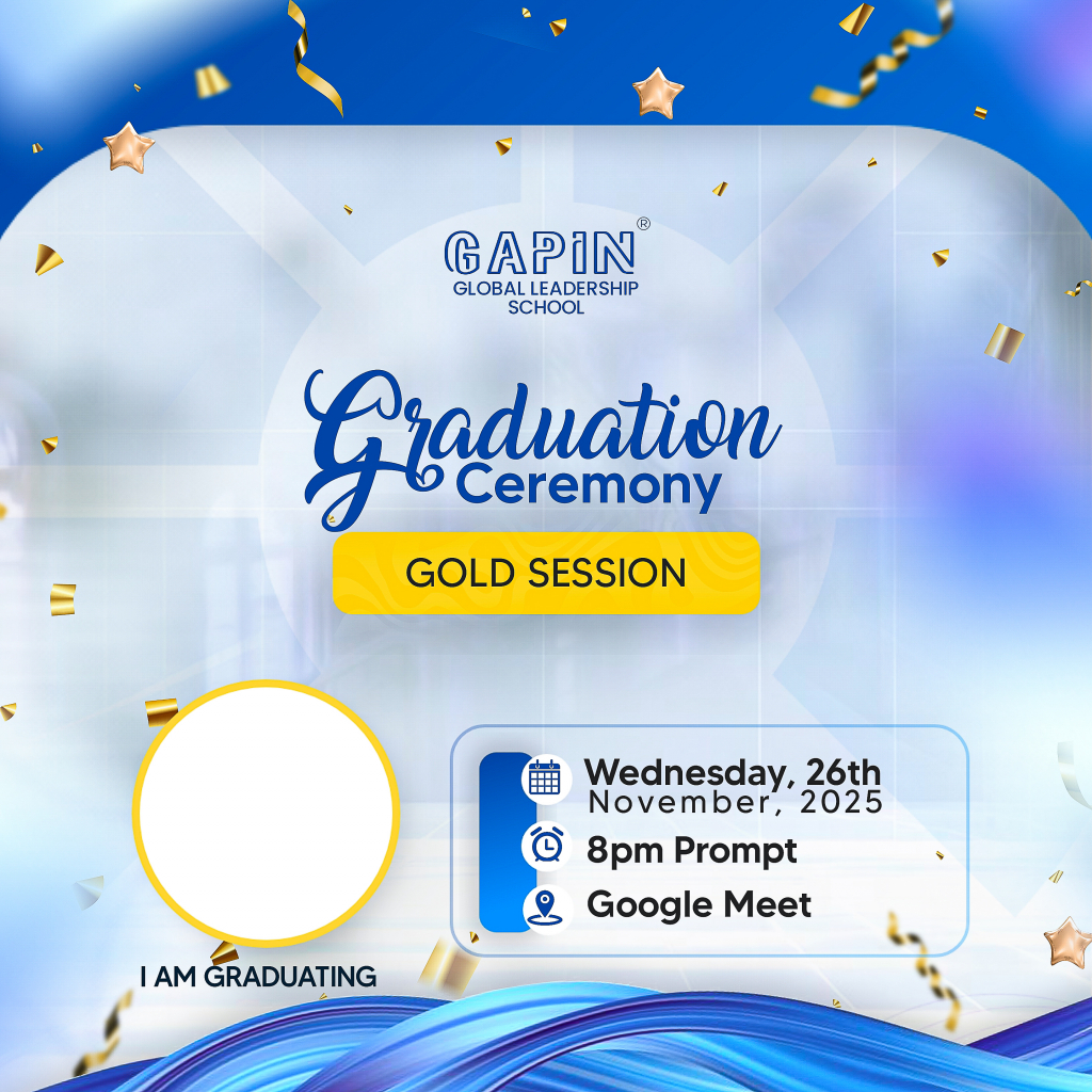 Create your personalized DP for GAPIN GLS Graduation Ceremony for Gold ...