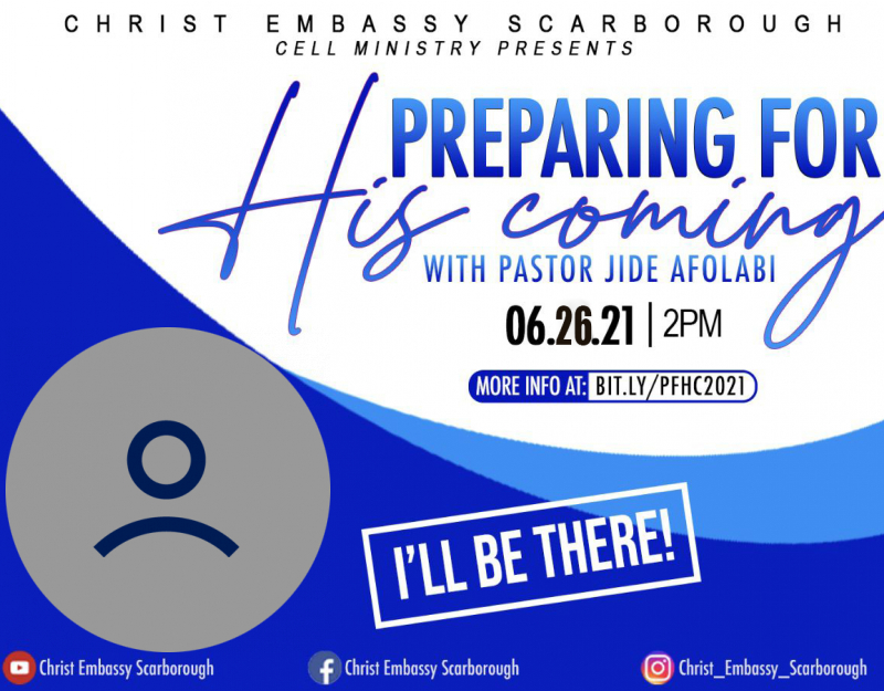 Preparing For His Coming